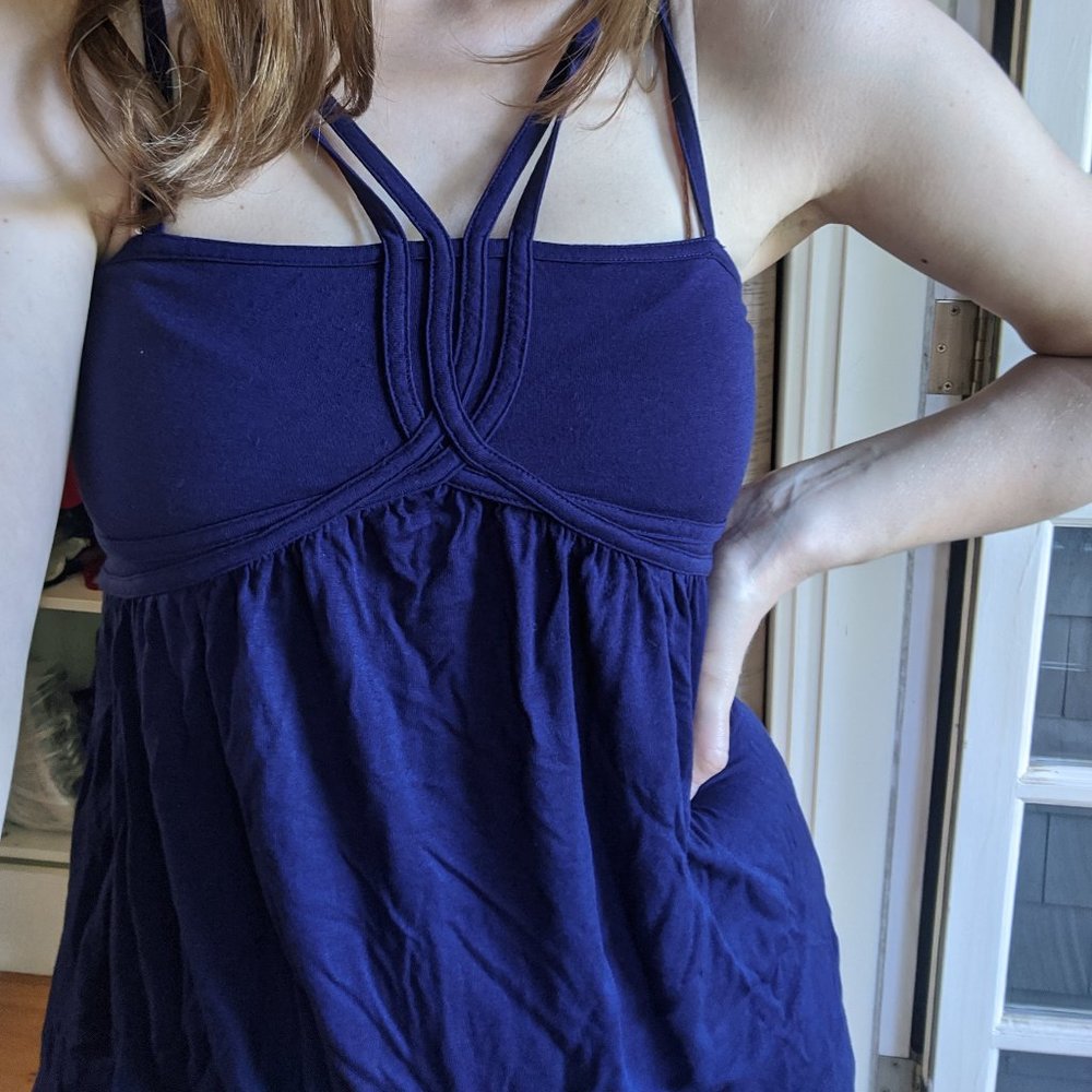 Blue summer top